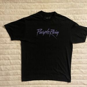 Vintage Prince Purple Rain Black T-Shirt